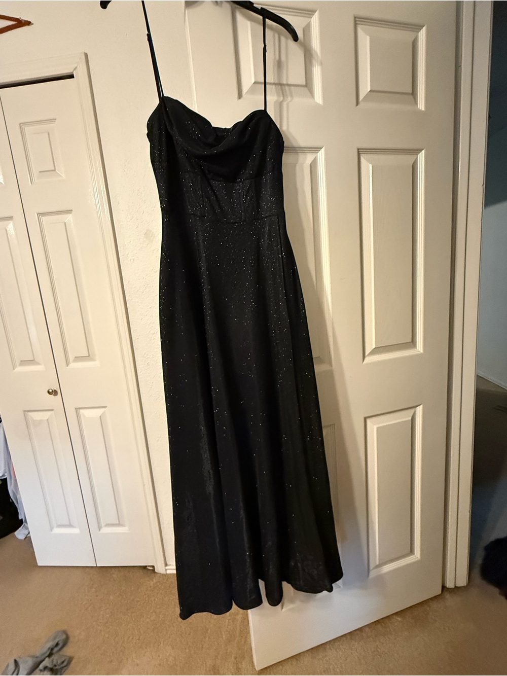 Windsor black sparkly ball gown